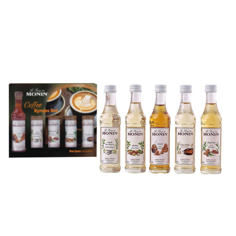 Monin Premium Coffee & Cocktail Syrup Gift Set 5x5cl Assorted